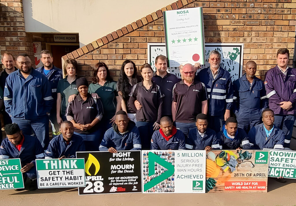 Talking and practising safety at work – Dekra Industrial celebrates World Day For Safety and Health at Work with employees around the country